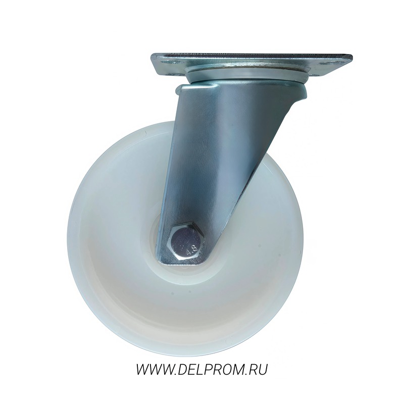 SCpn 55w - Большегрузное нейлоновое колесо 125 мм (площ., повор., роликоподш)