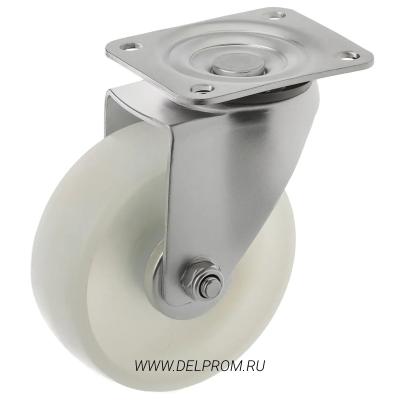 SCpn 55s - Большегрузное нейлоновое колесо 125 мм (площ., повор., роликоподш, усилен. кронштейн)