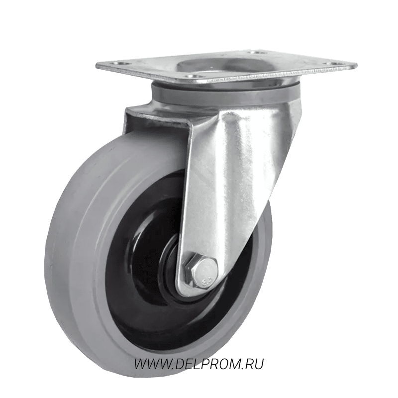 SPP58WC160R4E2D34 поворотное колесо серая резина