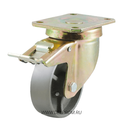 4102 DDB 100 F18 HT чугунное поворотное колесо